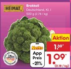 Brokkoli Angebote von HEIMAT bei Netto Marken-Discount Freiburg für 1,09 €
