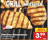 Hähnchen-Minutensteaks für 3,99 € bei Netto Marken-Discount im Angebot Hähnchen-Minutensteaks im aktuellen Netto Marken-Discount Prospekt