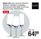 Gläser-Set Angebote von Schott Zwiesel bei Opti-Wohnwelt Gifhorn für 64,99 €