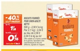 Biscuits Fourrés Pour Chien Adulte - Netto en promo chez Netto Biscuits Fourrés Pour Chien Adulte - Netto dans le catalogue Netto