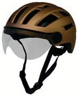 Casque vélo avec visière transparente en promo chez Super U Marignane à 24,99 €