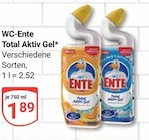 WC-Ente Total Aktiv Gel Angebote bei GLOBUS Rostock für 1,89 €