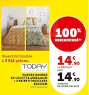 Hyper U Verel-de-Montbel - Promo Parure housse de couette 240x220cm + 2 taies d'oreillers 63x63cm Promo Parure housse de couette 240x220cm + 2 taies d'oreillers 63x63cm à 14,90 € dans le catalogue Hyper U à Verel-de-Montbel