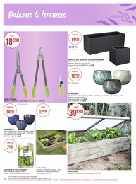 Prix et réduction Bricolage et Jardin dans le prospectus Géant Casino en cours Offre Bricolage et Jardin dans le catalogue Géant Casino du moment à la page 74