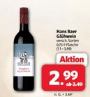 Glühwein Angebote von Hans Baer bei Markant Nordwest Emden für 2,99 €