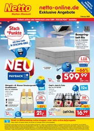 Netto Marken-Discount Prospekt für Frankfurt mit 36 Seiten Netto Marken-Discount Prospekt für Frankfurt: "netto-online.de - Exklusive Angebote", 36 Seiten, 01.02.2025 - 28.02.2025