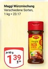 Würzmischung Angebote von Maggi bei GLOBUS Jena für 1,39 €