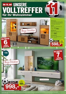 Fernseher im aktuellen Möbel Inhofer Prospekt (Singen (Hohentwiel)) Fernseher im Möbel Inhofer Prospekt "UNSERE VOLLTREFFER - WOHNZIMMER" mit 6 Seiten (Singen (Hohentwiel))