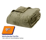Action Mettmann - Wohndecke Cecilia Angebot im Prospekt Wohndecke Cecilia bei Action im Mettmann Prospekt für 9,95 €