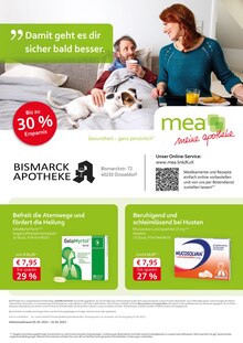 Aktueller mea - meine apotheke Prospekt (Düsseldorf) mea - meine apotheke Prospekt mit 4 Seiten (Düsseldorf)