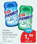 Pure Fresh Mint Kaugummi von Mentos für 1,99 € bei budni im Angebot Pure Fresh Mint Kaugummi von Mentos im aktuellen budni Prospekt