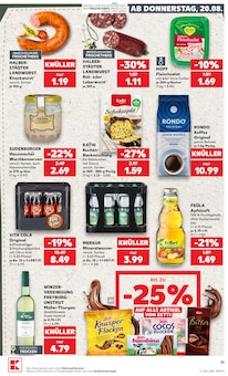 Cola im aktuellen Kaufland Prospekt (Halberstadt) Cola im Kaufland Prospekt "Hier bin ich richtig" mit 52 Seiten (Halberstadt)