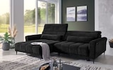 Aktuelles Wohnlandschaft Logan, schwarz, Ottomane links, inkl. Funktionen Angebot bei HARDECK in Herne ab 999,00 €