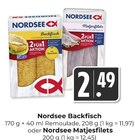 Backfisch oder Matjesfilets Angebote von Nordsee bei Hieber Freiburg für 2,49 €