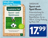 Sport-und-Spiel-Rasen Angebote von GARDENLINE bei ALDI SÜD Schwäbisch Gmünd für 17,99 €