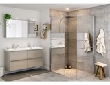 Paroi de douche à l'italienne Walk-In "Beloya" l.70 cm verre effet miroir - GoodHome dans le catalogue Brico Dépôt
