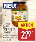 Eingelegte Oliven von Tesoros del Sur für 2,99 € bei ALDI Nord im Angebot Eingelegte Oliven von Tesoros del Sur im aktuellen ALDI Nord Prospekt