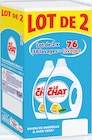 Lessive liquide sensitive savon de Marseille 2x38 - LE CHAT en promo chez Intermarché Hyper Bergerac à 11,66 €