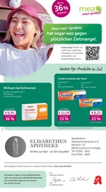 mea - meine apotheke Apotheken Prospekt der aktuellen Woche mit 4 Seiten, gültig von 01.07.2026 bis 31.07.2026, in Leutkirch und Umgebung Aktueller mea - meine apotheke Apotheken Prospekt in Leutkirch und Umgebung, "Unsere Juli-Angebote" mit 4 Seiten, 01.07.2026 - 31.07.2026