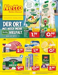 Netto Marken-Discount Prospekt "Aktuelle Angebote" für Lilienthal, 54 Seiten, 08.04.2024 - 13.04.2024