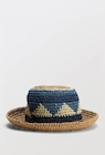 Chapeau forme cloche à rayures - Monoprix Margaret Chapeau forme cloche à rayures à 15,59 € dans le catalogue Monoprix Margaret