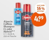 Coffein Shampoo C1 oder Hybrid Angebote von Alpecin bei tegut Nürnberg für 4,99 €