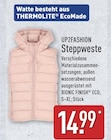 Steppweste von UP2FASHION im aktuellen ALDI Nord Prospekt