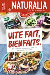 Prospectus Naturalia à Bois-Colombes, "VITE FAIT, BIENFAITS.", 10 pages, 05/04/2026 - 30/04/2026