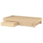 Bettgestell ausziehbar+Aufbewahr. Kiefer Angebote von GLAMBERGET bei IKEA Braunschweig für 249,00 €
