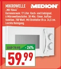 MIKROWELLE im Angebot bei Marktkauf in Kerpen MIKROWELLE Angebote von MEDION bei Marktkauf Kerpen für 59,99 €