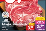 Schweine-Nackenkoteletts bei Netto Marken-Discount im Prospekt "" für 3,49 €