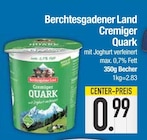 Cremiger Quark im EDEKA Prospekt Cremiger Quark von Berchtesgadener Land im aktuellen EDEKA Prospekt für 0,99 €