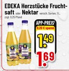 Aktuelles Herzstücke Fruchtsaft Angebot bei Trinkgut in Maintal ab 1,49 €