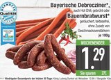Bayerische Debrecziner im EDEKA Prospekt Bayerische Debrecziner von im aktuellen EDEKA Prospekt für 1,29 €