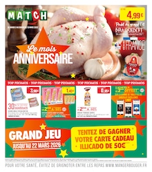 Catalogue Supermarchés Supermarchés Match en cours à Jeuxey et alentours, Le mois ANNIVERSAIRE, 26 pages, 03/03/2026 - 15/03/2026