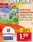 Kindersortiment im Angebot bei Netto Marken-Discount in Rottenburg Kindersortiment Angebote von Ferdi Fuchs bei Netto Marken-Discount Rottenburg für 1,29 €