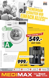 Aktueller MEDIMAX Prospekt mit Kaffee, "GEMEINSAM SCHAFFEN WIR EINFACH ALLES!", Seite 1