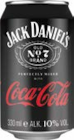 Whiskey-Mix Coca-Cola Angebote von Jack Daniel’s bei Getränke Hoffmann Hof für 2,49 €