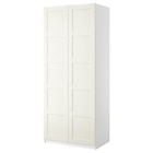 Schrank mit 2 Türen weiß/weiß 100x60x236 cm von PAX / BERGSBO im aktuellen IKEA Prospekt