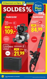 Tronçonneuse Angebote im Prospekt "Le vrai prix des bonnes choses" von Lidl Tronçonneuse Angebote im Prospekt "Le vrai prix des bonnes choses" von Lidl auf Seite 36