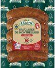 Saucisses de Montbéliard Cuites IGP - Clavière en promo chez Intermarché Super Saucisses de Montbéliard Cuites IGP - Clavière dans le catalogue Intermarché Super