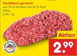 Hackfleisch gemischt bei Netto Marken-Discount im Prospekt "" für 2,99 €