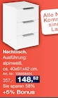 Nachttisch von  im aktuellen Möbel Inhofer Prospekt für 148,52 €