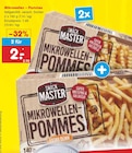 Mikrowellen-Pommes Angebote von Snack Master bei Netto Marken-Discount Freiberg für 1,49 €