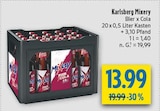 Mixery Bier x Cola Angebote von Karlsberg bei diska Weißwasser für 13,99 €