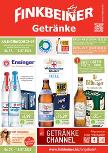 Bitburger im Finkbeiner Prospekt "DIE DURSTSTRECKE ENDET HIER" mit 10 Seiten (Göppingen)