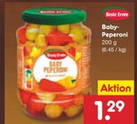 Baby-Peperoni Angebote von Beste Ernte bei Netto Marken-Discount Würzburg für 1,29 €