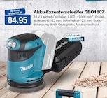 Akku-Exzenterschleifer DBO180Z bei i&M BauCentrum im Wethau Prospekt für 84,95 €