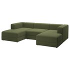 3,5er-Sitzelement mit Récamieren mit Armlehnen Samsala/dunkelgelbgrün mit Armlehnen Samsala/dunkelgelbgrün Angebote von JÄTTEBO bei IKEA Nürnberg für 1.788,00 €