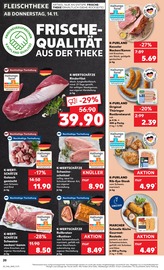 Aktueller Kaufland Prospekt mit Schweinefleisch, "Aktuelle Angebote", Seite 20